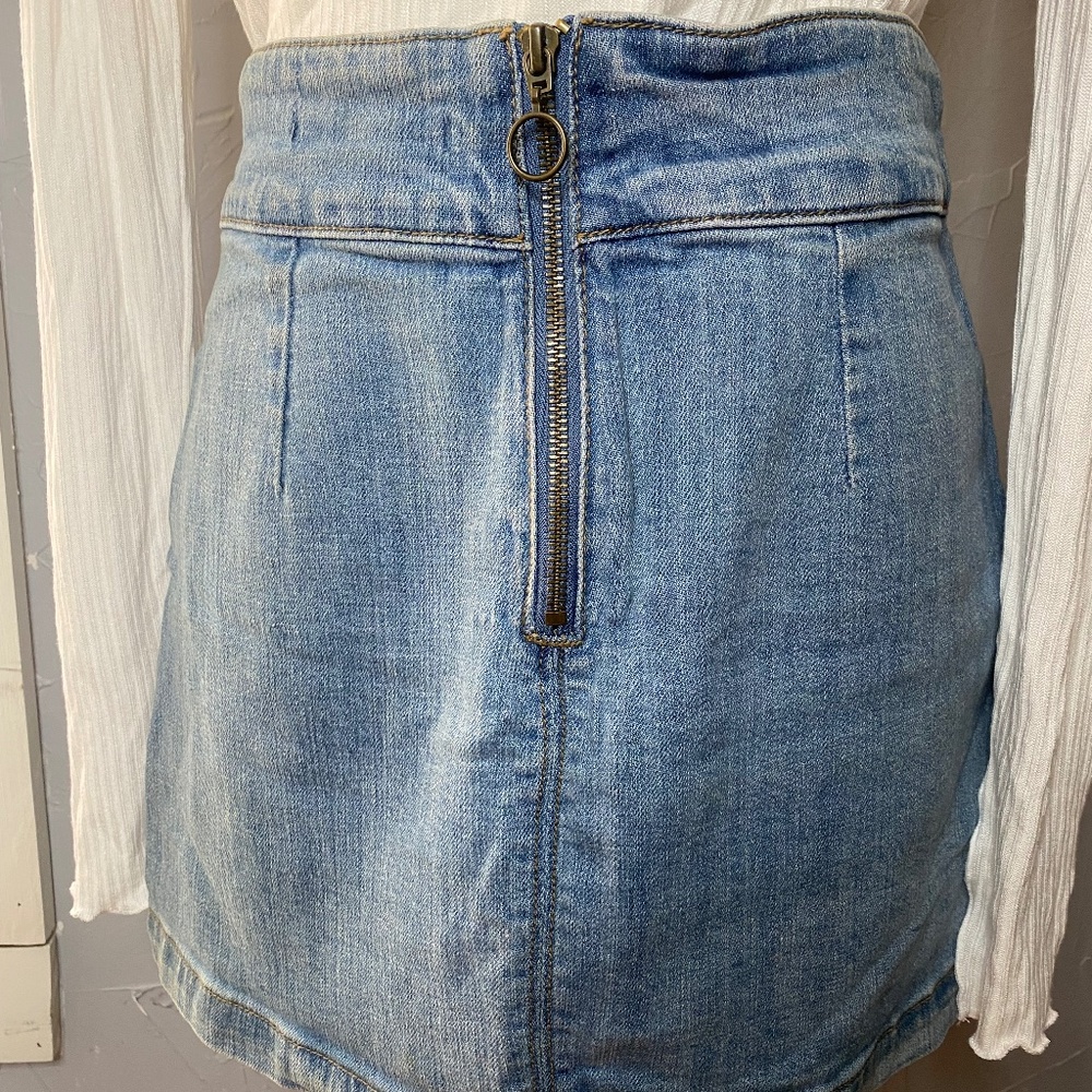 Denim Mini Skirt